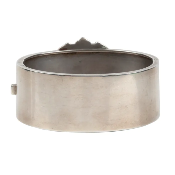Bell Bird Antiques Bracelets Victorian Sterling Silver Bangle