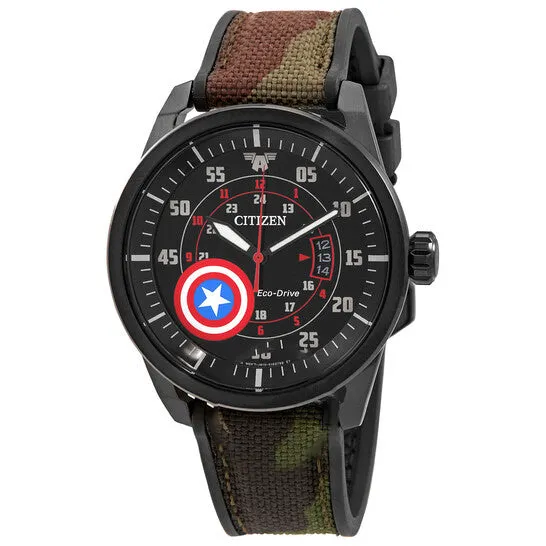 Watches Original Citizen Marvel Captain America Grey Dial Watch AW136705W JMS always