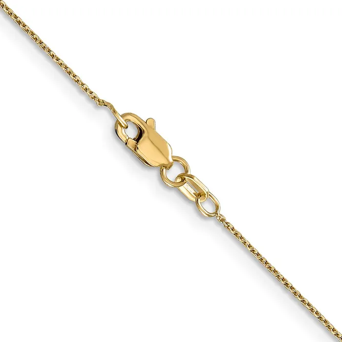 14k 8mm DC Round Open Link Cable Chain TreasureFineJewelers Rings