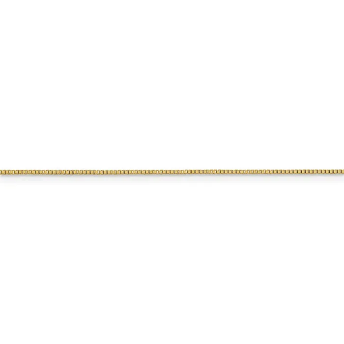 18K Leslies 9mm Box Chain TreasureFineJewelers Necklaces