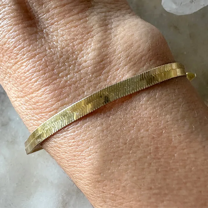 Liquid Two Tone Silver Bracelet Robindira Unsworth Bracelets