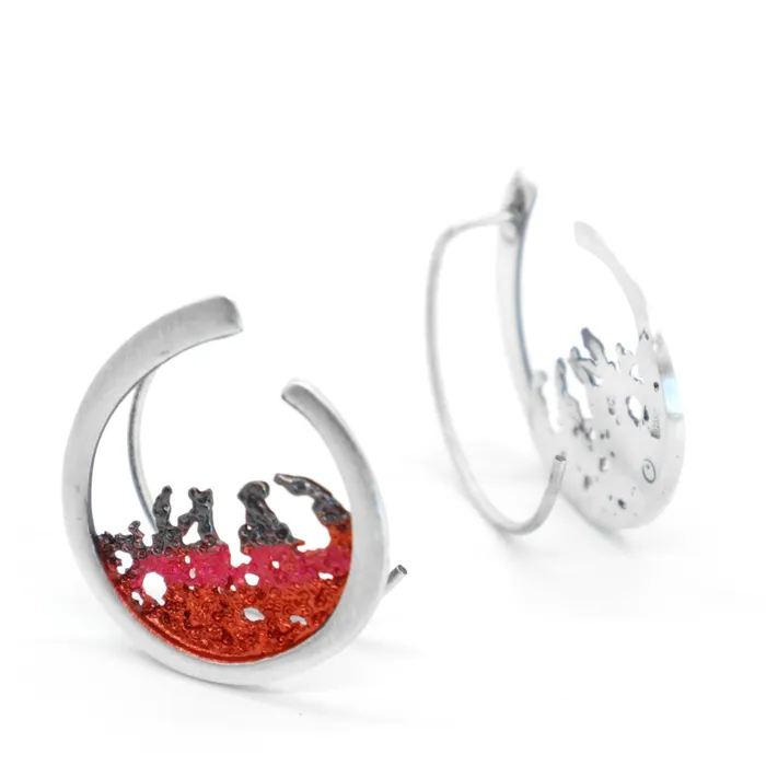 Orfega Earrings Wave Drop Earrings Orfega Earrings Wave Drop Earrings