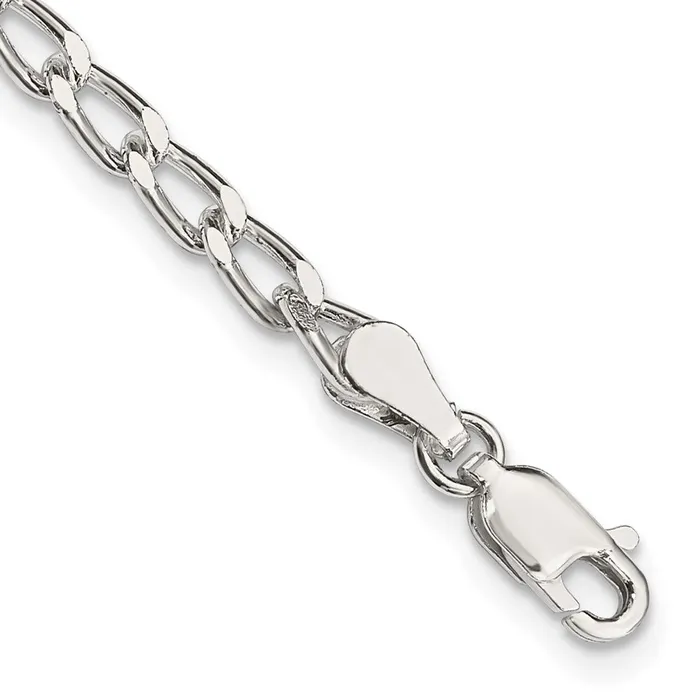 Rings Sterling Silver 32mm Open Elongated Link Chain TreasureFineJewelers