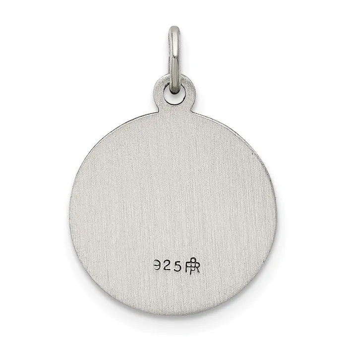 Rings TreasureFineJewelers Sterling Silver Antiqued Saint Gerard Medal