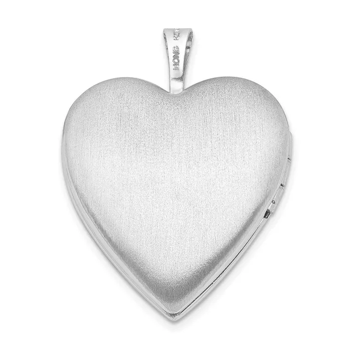 Sterling Silver Rhodiumplated 20mm Hands Heart Locket TreasureFineJewelers Rings