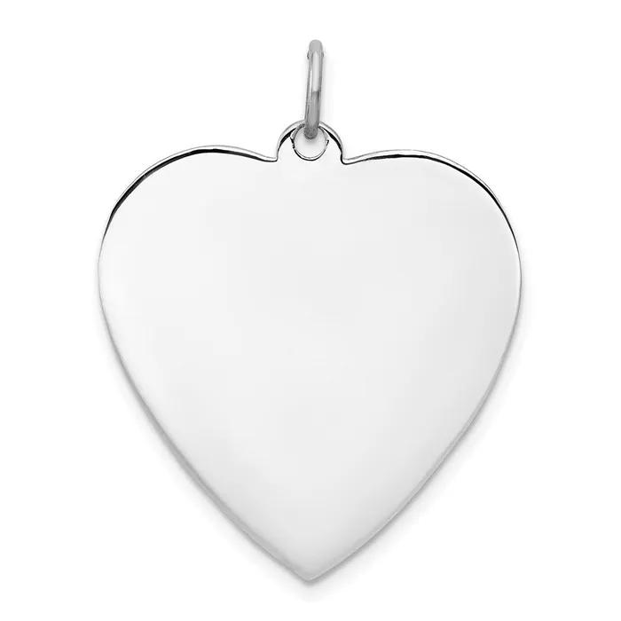 TreasureFineJewelers Rings Sterling Silver RG Plated Engraveable Heart Polished FrontSatin Back Disc TreasureFineJewelers Rings Sterling Silver RG Plated Engraveable Heart Polished FrontSatin Back Disc
