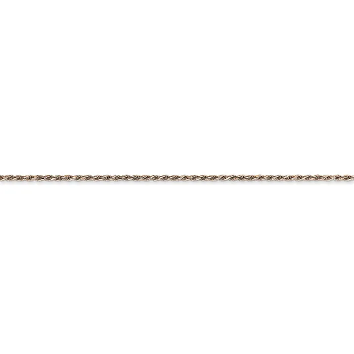 Necklaces 14k Rose Gold 1mm DC Machinemade Rope ChainWBCR01016 WB Choice Jewelry Necklaces 14k Rose Gold 1mm DC Machinemade Rope ChainWBCR01016 WB Choice Jewelry