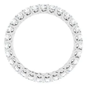 Rings WB Choice Jewelry 14K White 1 13 CTW Diamond Eternity Band 12359360146PSTWBC
