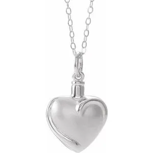 WB Choice Jewelry 10K Yellow Heart Ash Holder 18 NecklaceR453936005PSTWBC Necklaces