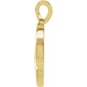 WB Choice Jewelry Necklaces 14K Yellow 185x12 mm Heart Pendant825012253PSTWBC WB Choice Jewelry Necklaces 14K Yellow 185x12 mm Heart Pendant825012253PSTWBC