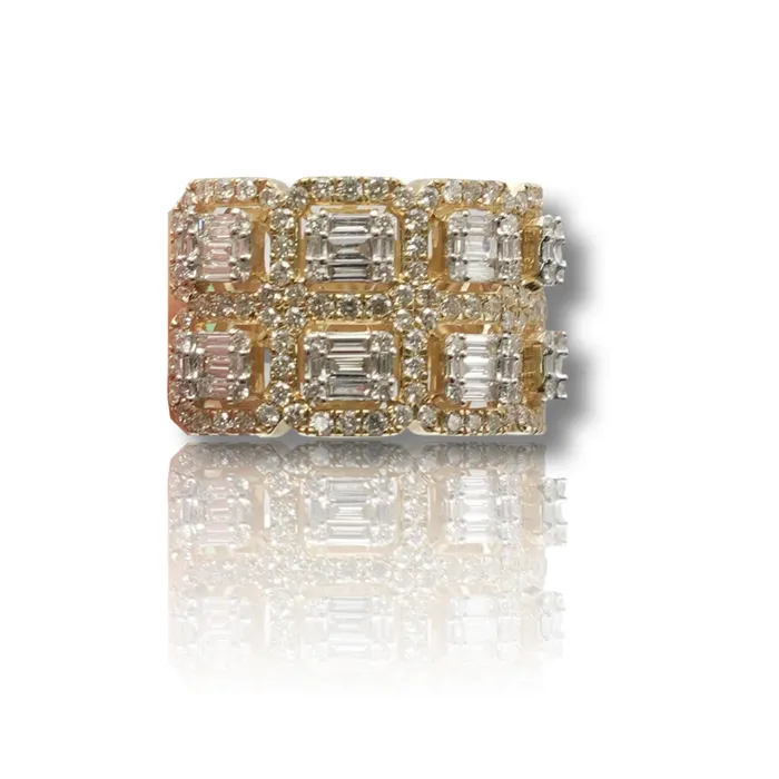 Mens Baguette Diamond Band imakegrillzcom Rings