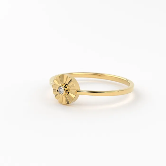 Rings Jalvi Co Diamond Ring 14k Bezel Setting Diamond Cut Diamond Solitaire Ring Ballerina Disc Ring Diamond Cut Ray Ring Rings Jalvi Co Diamond Ring 14k Bezel Setting Diamond Cut Diamond Solitaire Ring Ballerina Disc Ring Diamond Cut Ray Ring