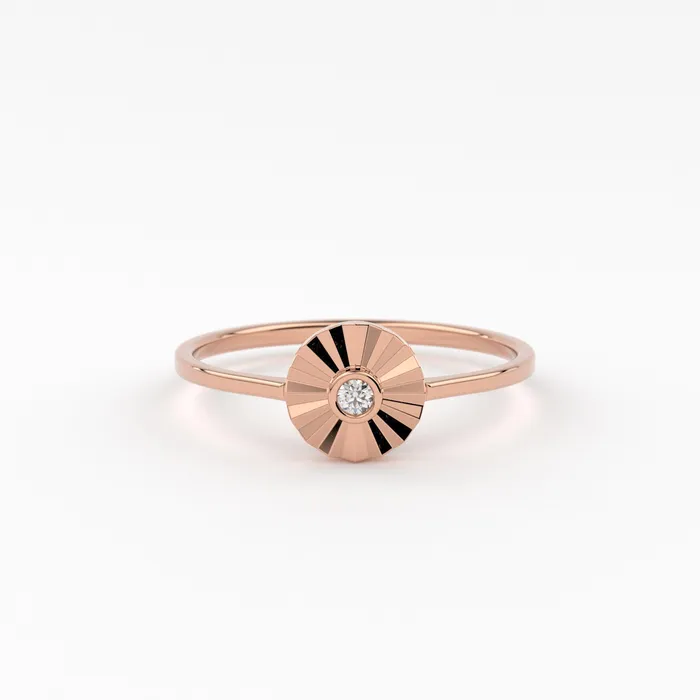 Rings Jalvi Co Diamond Ring 14k Bezel Setting Diamond Cut Diamond Solitaire Ring Ballerina Disc Ring Diamond Cut Ray Ring Rings Jalvi Co Diamond Ring 14k Bezel Setting Diamond Cut Diamond Solitaire Ring Ballerina Disc Ring Diamond Cut Ray Ring
