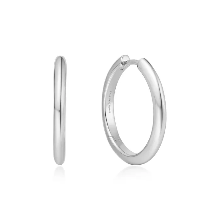 Ania Haie Earrings Vogue Maven Tube Medium Hoop Earrings