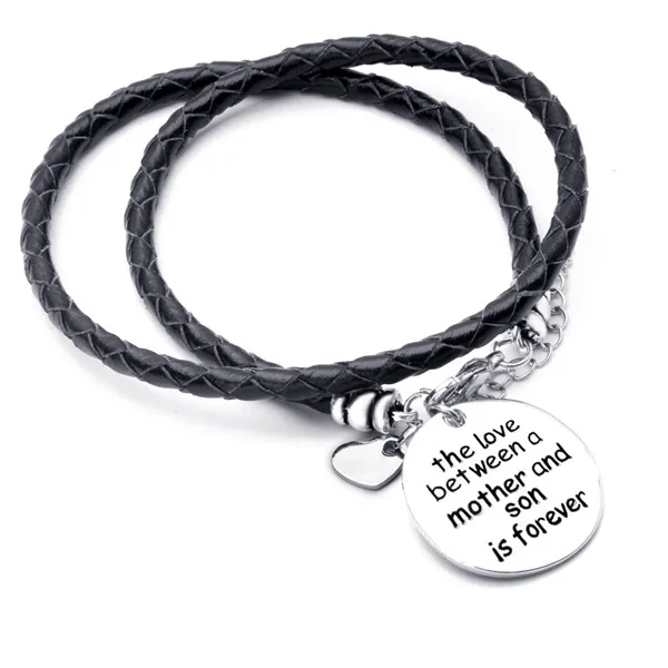 Ashley Jewels Bracelets The Love Between A Mother And Son Is Forever Hand Stamped Bracelet