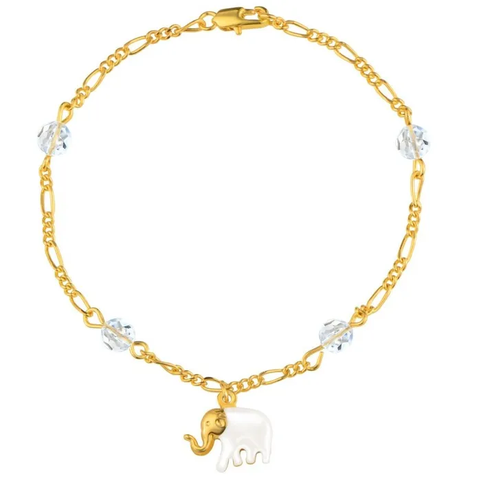 Bracelets sparklingselections Gold Color Elephant Bead Bracelet Bangles Bracelets sparklingselections Gold Color Elephant Bead Bracelet Bangles