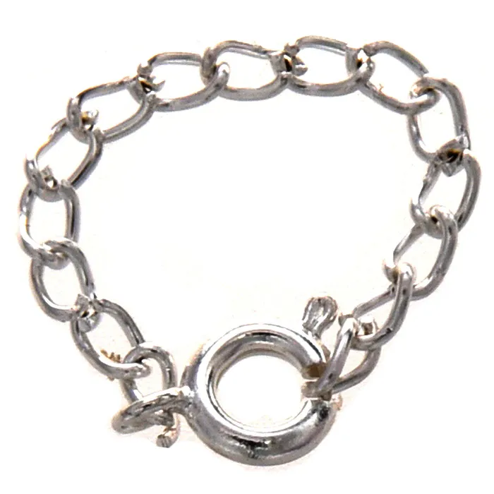 Necklaces Silver Plated Chain Extender with Clasp Necklace sparklingselections