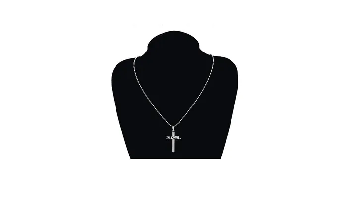 sparklingselections Necklaces Jesus Cross Bead Chain Pendant Necklaces