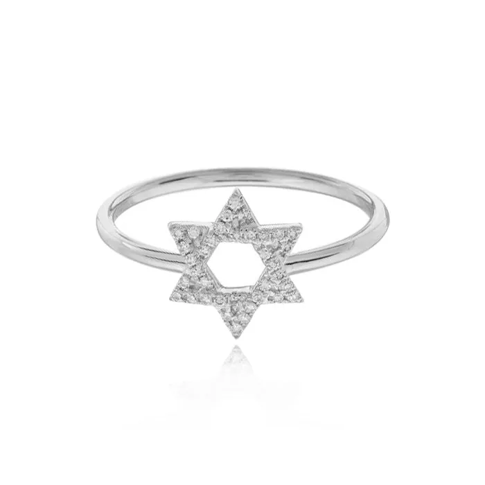 Star Of David Diamond Ring Alev Jewelry Rings