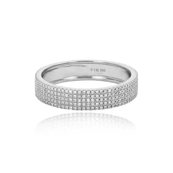 Thick Pave Ring Alev Collection Rings