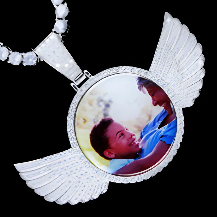 Winged Custom Pendant With Gemstone Ashley Jewels Necklaces
